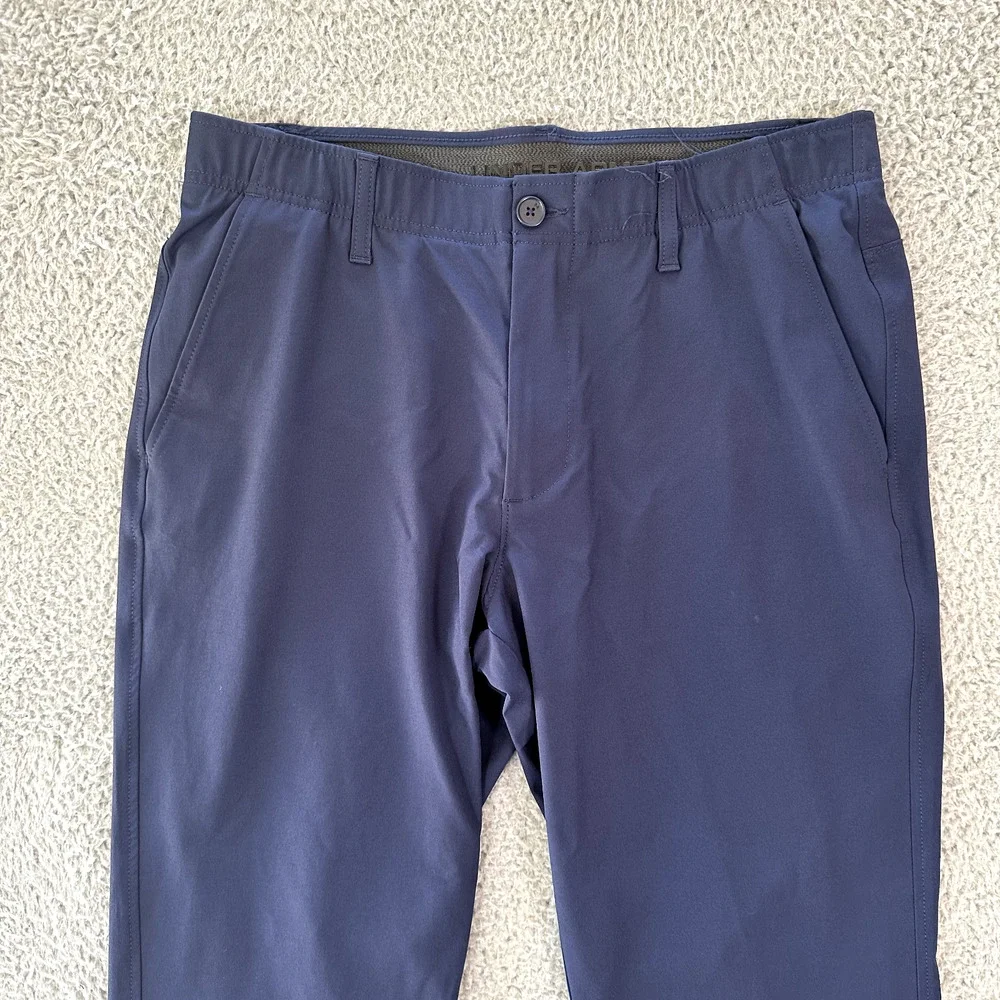 Under Armour Pants Men's‎ 34x30 Blue Performance Golf Activewear(32x30 Actual)